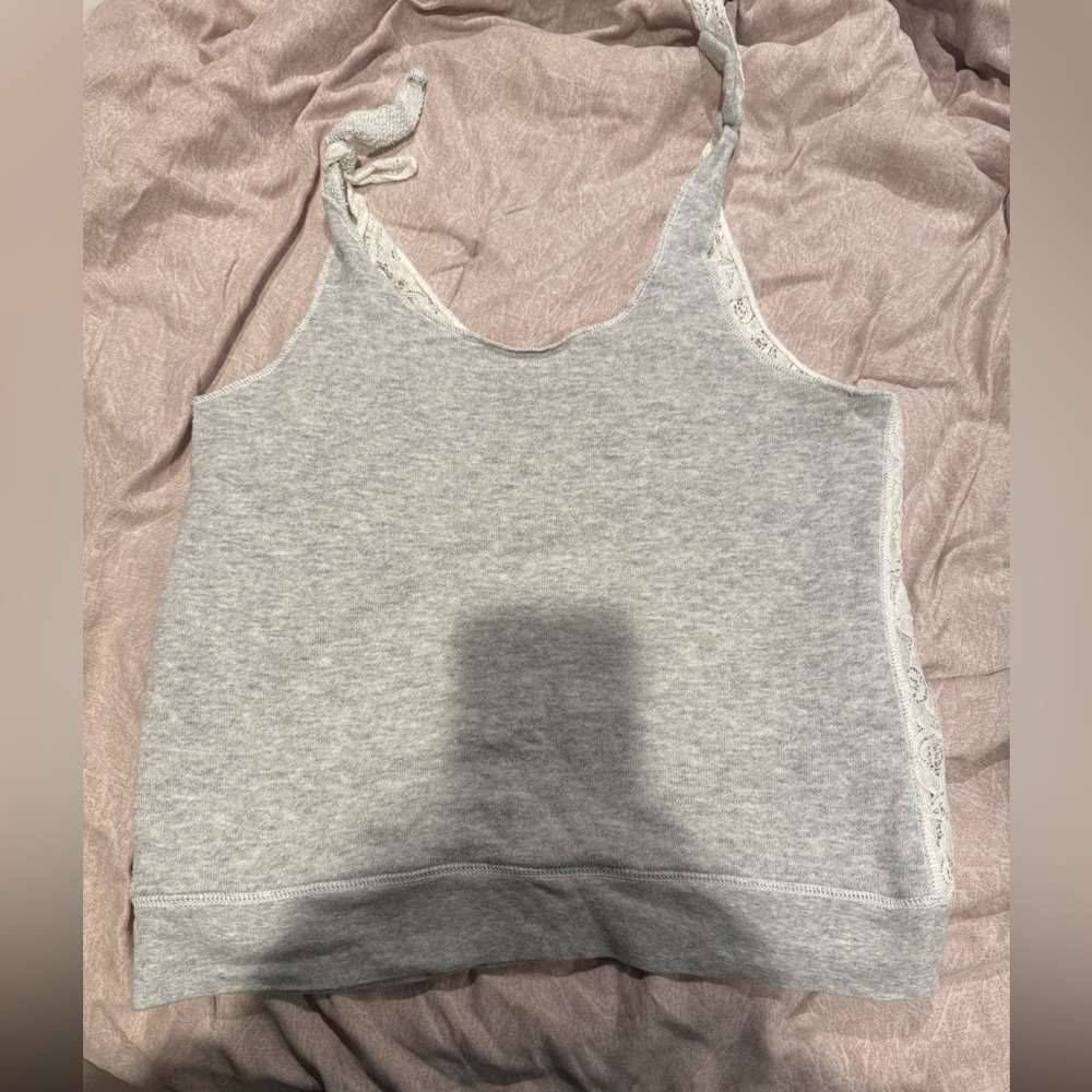 Aerie Lace Back Tank Top